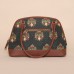 Royal Green Mogra Print Dome Shaped Bag