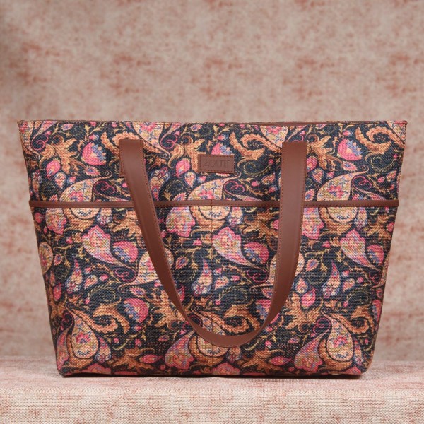 Paisley Print Tote Bag